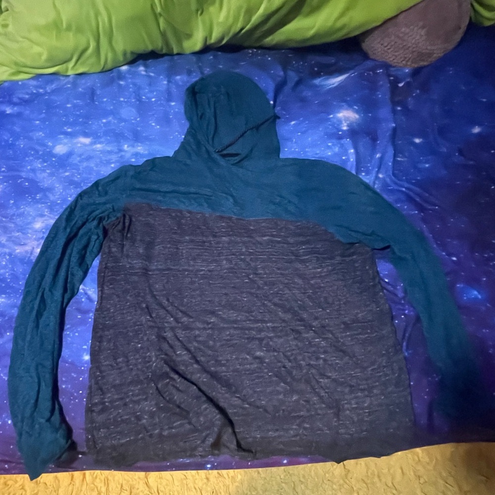 Men’s Teal and grey Urban Pipeline lightweight hoodie- Size XXL🔥